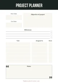 Goal & Productivity Planner - FREE PDF Download – Image 4