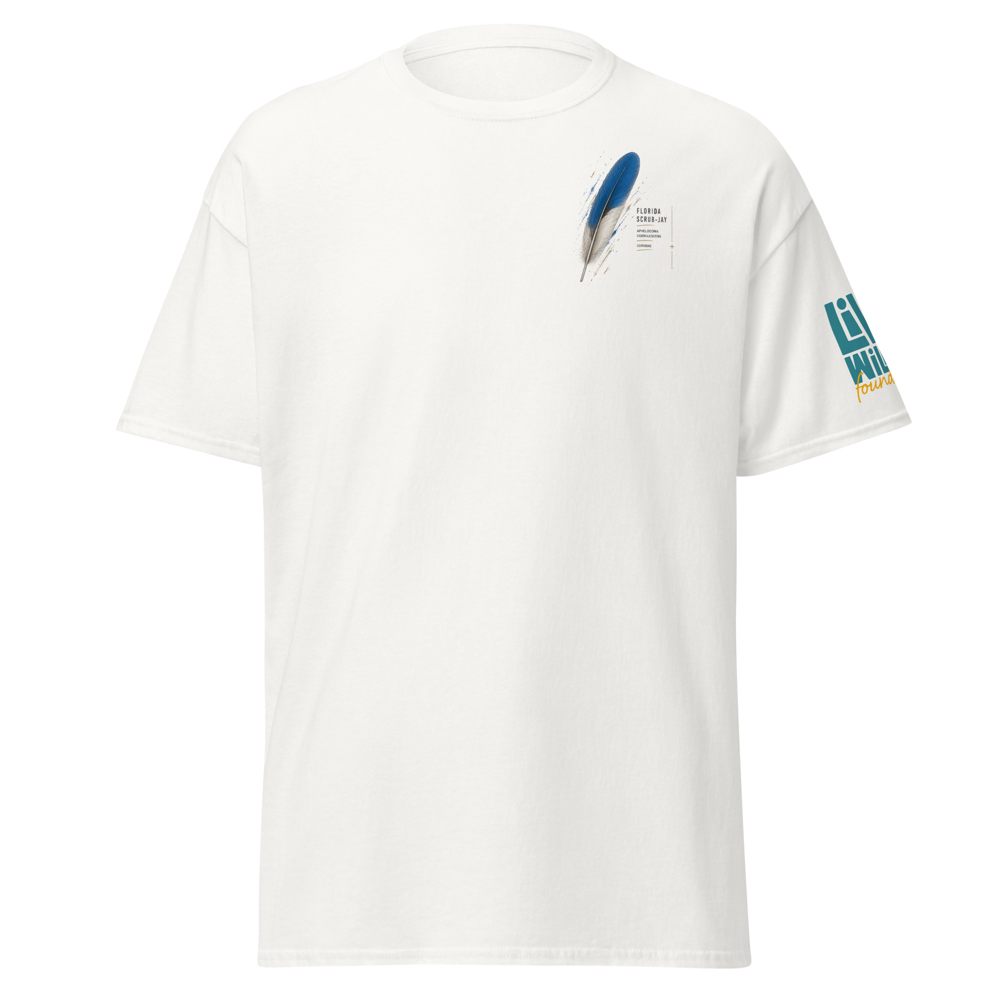 Florida Scrub Jay Absolutely Wild x Live Wildly Tee – Image 3