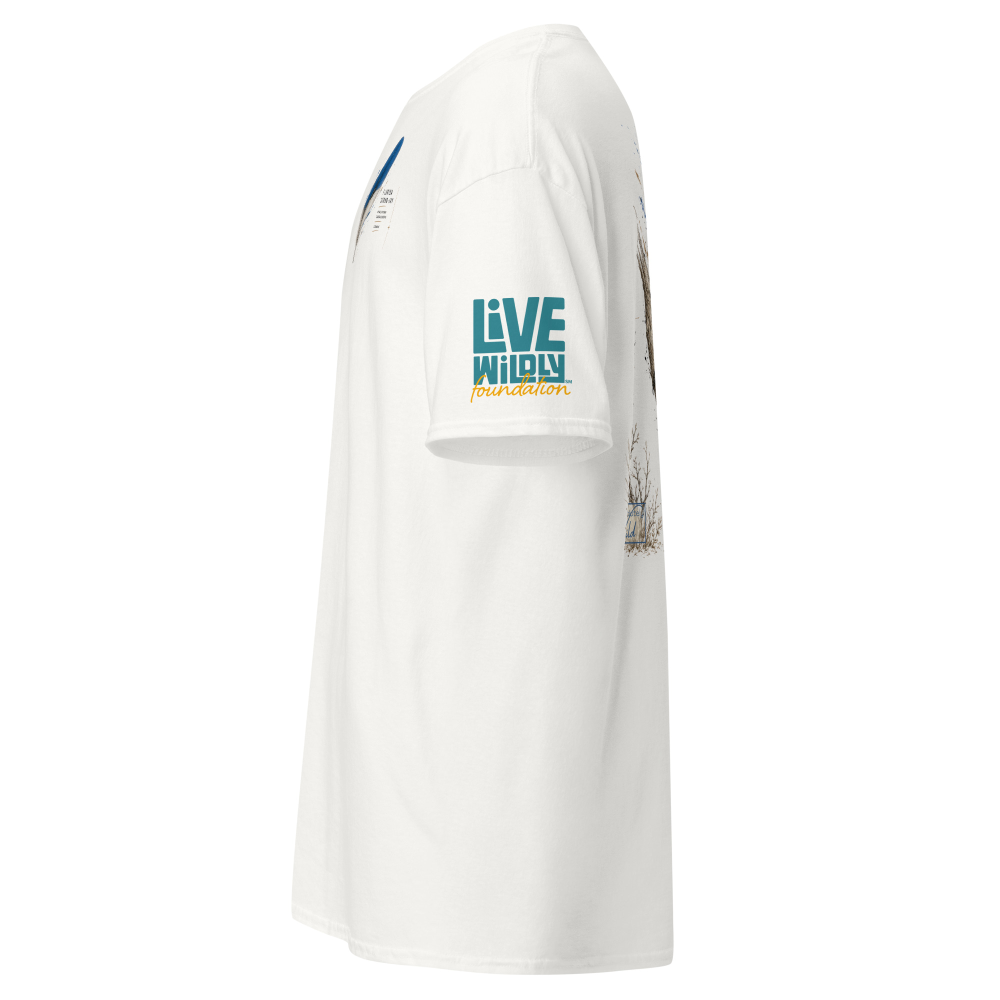 Florida Scrub Jay Absolutely Wild x Live Wildly Tee – Image 4