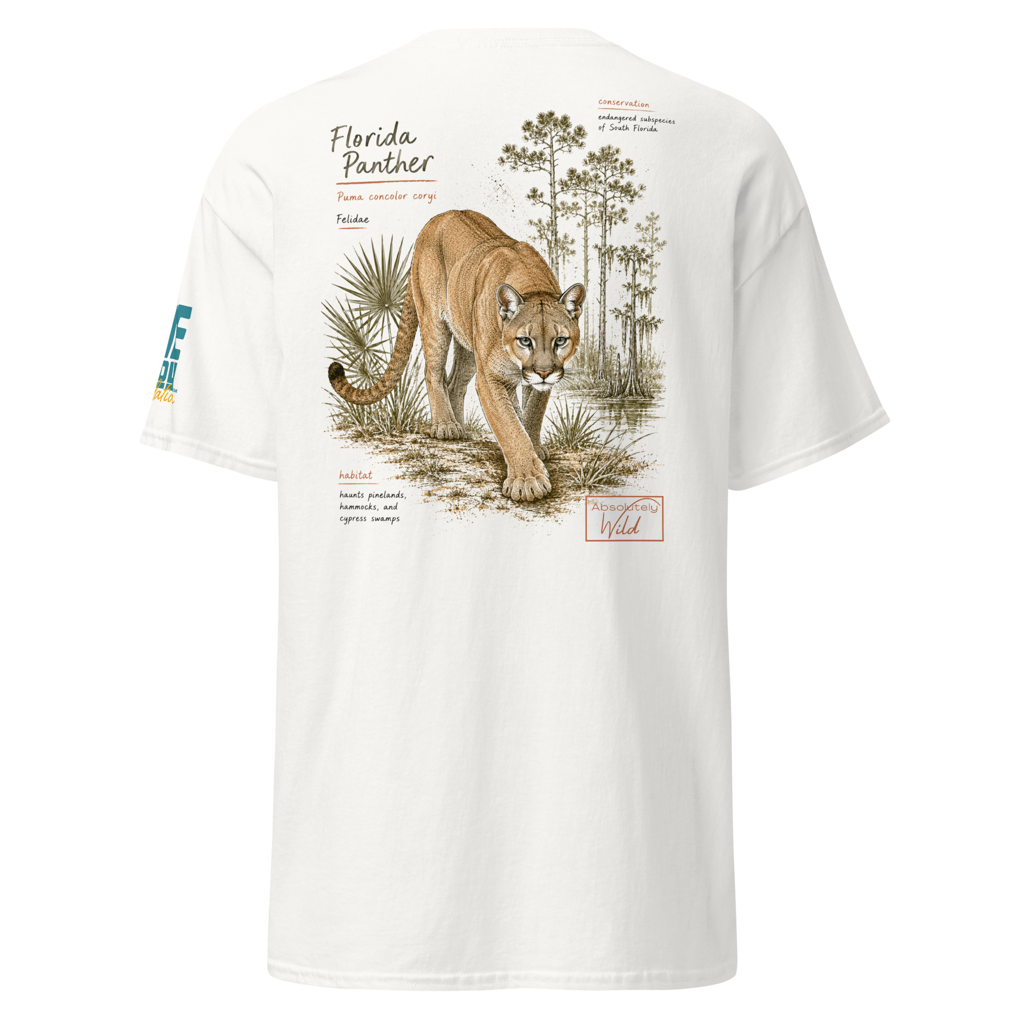 Florida Panther Absolutely Wild x Live Wildly Tee – Image 2