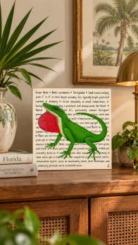 Green Anole Original – Image 2