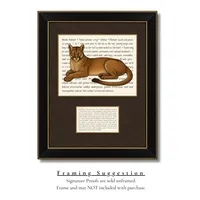 Florida Panther Live Wildly Signature Proof – Image 3