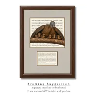Osceola Turkey Hen UF Game Lab Signature Proof – Image 2