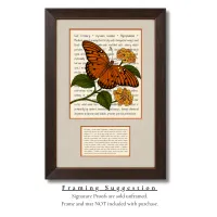 Gulf Fritillary Signature Proof – Image 2
