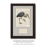 Great Blue Heron Signature Proof – Image 2
