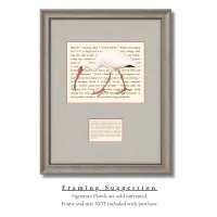 White Ibis Signature Proof – Image 3