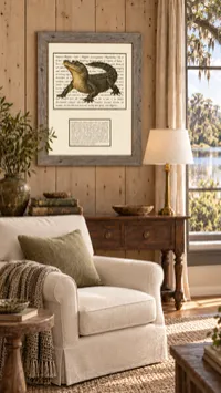 American Alligator Signature Proof – Image 2