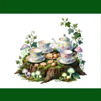 Forest Mushroom & Botanical Clipart Bundle: 60 Watercolor PNG Woodland Nature Elements – Image 5