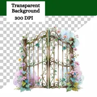 Enchanted Forest Magical Objects Clipart Bundle: 60 Watercolor PNG Fantasy Elements – Image 4