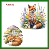 Enchanted Forest Clipart Mega Bundle - 376 Watercolor Cottages, Animals & Woodland Graphics – Image 3