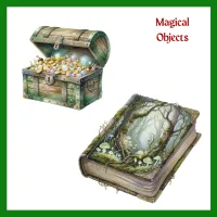 Enchanted Forest Clipart Mega Bundle - 376 Watercolor Cottages, Animals & Woodland Graphics – Image 5