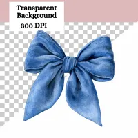Watercolor Coquette Bow Clipart Bundle | Ribbon Clipart | Feminine Bows | Junk Journal Graphics | Commercial Use – Image 2
