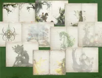 Whimsical Forest Fantasy pages digital Junk Journal Pack – 36 Printable papers – Image 2