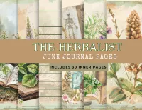 Herbalist Junk Journal Pages: Vintage Botanical Ephemera (Digital Download, 30-Pack) – Image 5