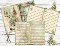 Herbalist Junk Journal Pages: Vintage Botanical Ephemera (Digital Download, 30-Pack) – Image 1