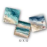 Colors of the Sea Digital Paper Pack: 60 Ocean-Inspired Backgrounds in 12x12 and 8.5x11 – Image 2