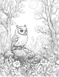 Enchanted Forest Adult Coloring Book – Image 3