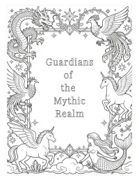 Guardians of the Mythic Realm Adult Coloring Book – Image 3