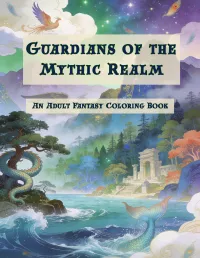 Guardians of the Mythic Realm Adult Coloring Book – Image 1