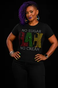 BLACK - Rhinestone Tee – Image 1