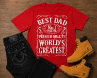World's Greatest Dad Tee – Image 2
