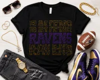 RAVENS Rhinestone Tee – Image 2