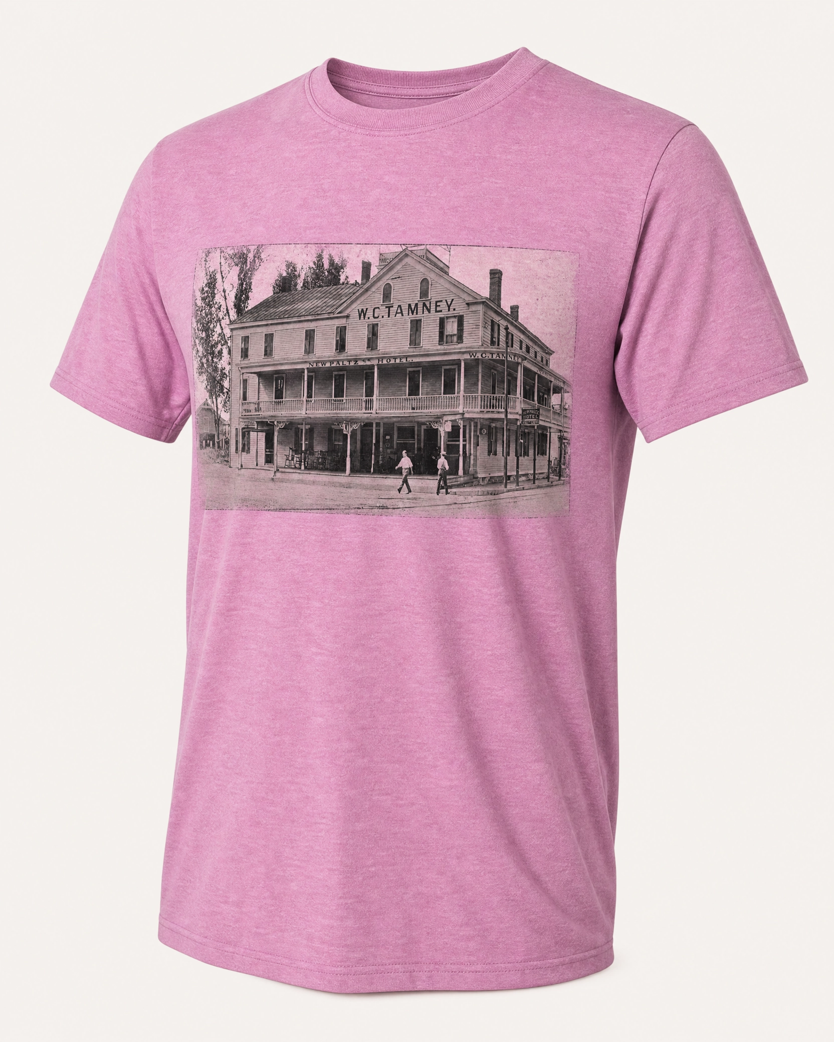 New Paltz Hotel Tee "W.C. Tamney" – XXXL, Light Orchid