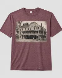 Copy of New Paltz Hotel Tee "W.C. Tamney" – XXL, Heather Maroon