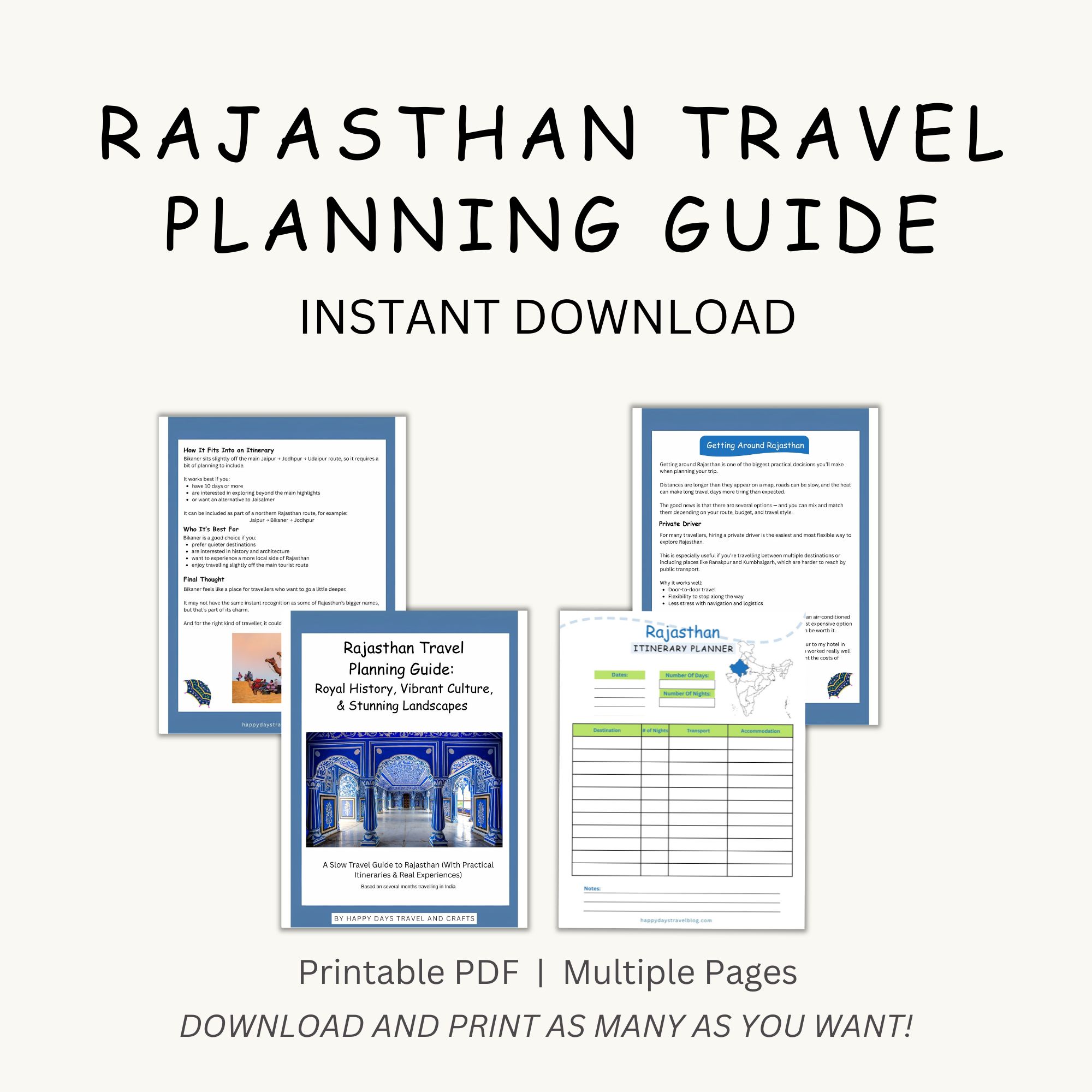 Rajasthan Travel Planning Guide: A Slow Travel Guide to Rajasthan (With Practical Itineraries & Real Experiences) – Image 3