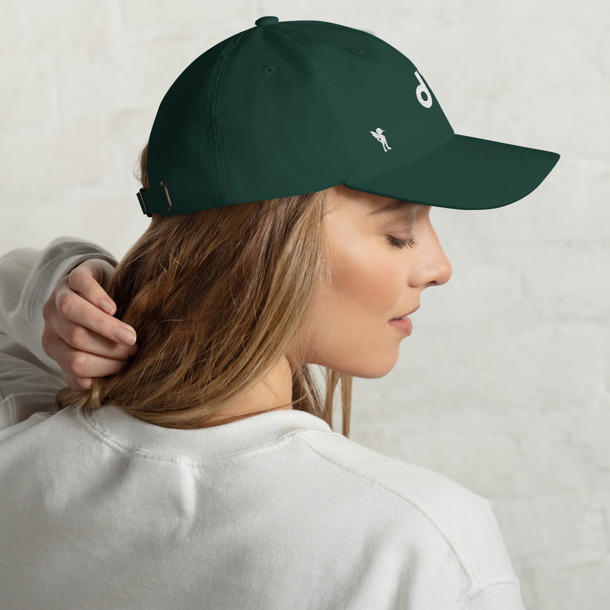 Unisex Hat | White Logo – Image 15