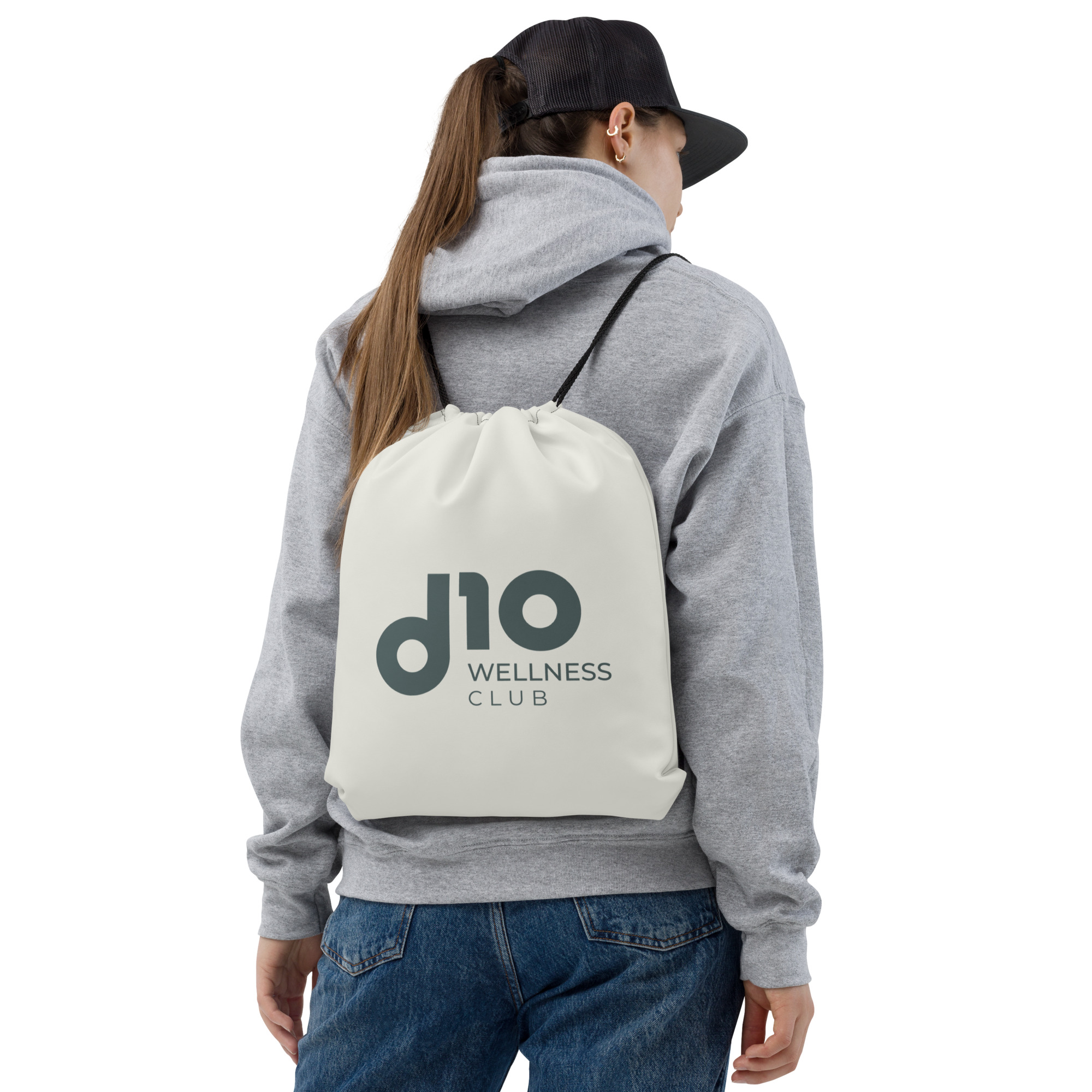 Drawstring Bag | Eucalyptus Logo – Image 3