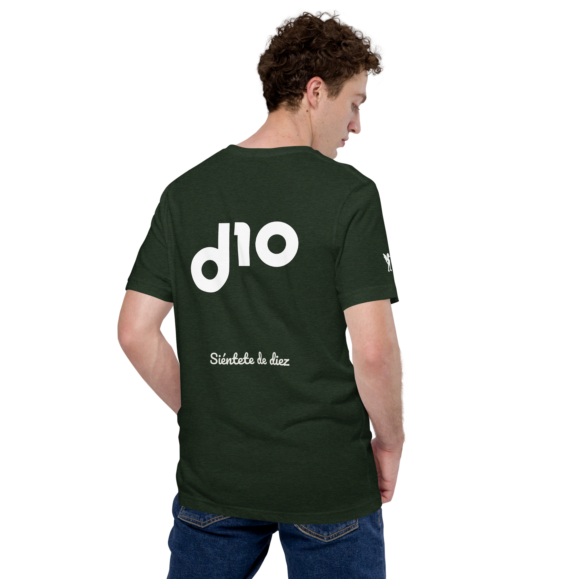 Unisex Basic t-shirt | White Logo – Image 12