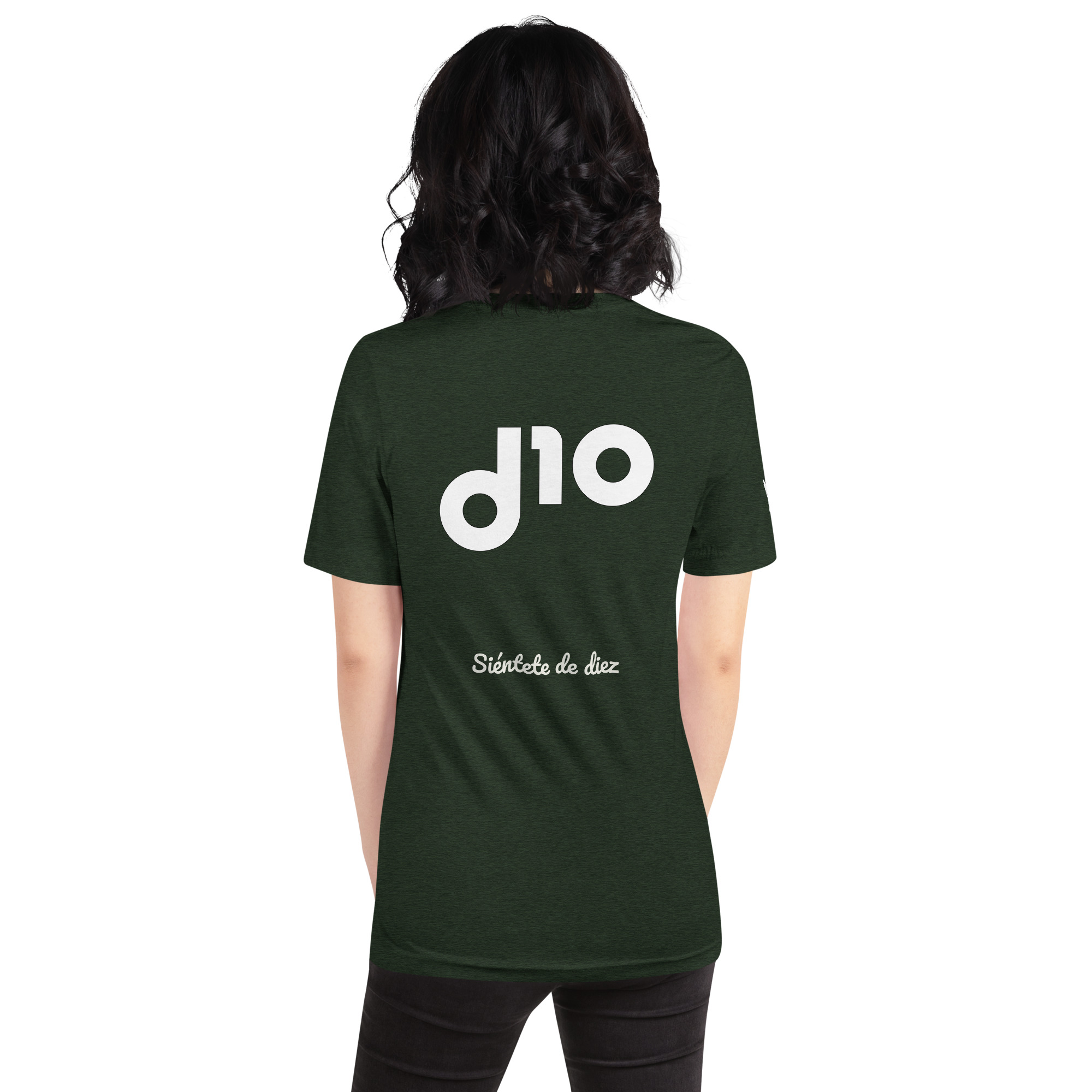 Unisex Basic t-shirt | White Logo – Image 11
