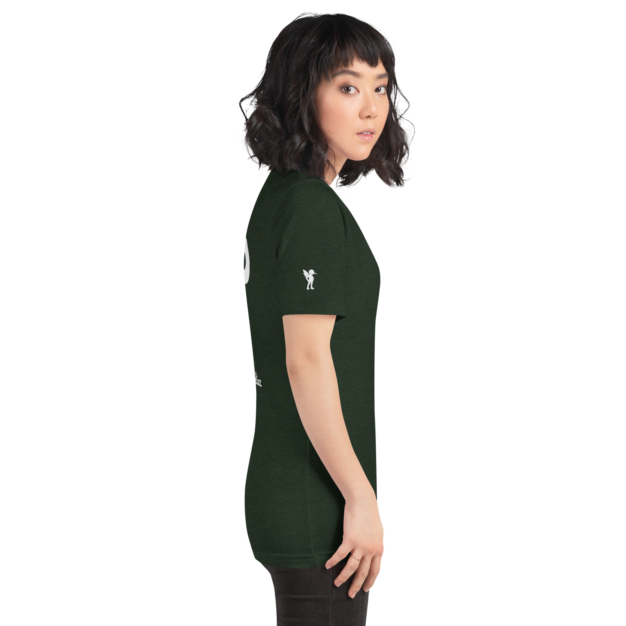 Unisex Basic t-shirt | White Logo – Image 14