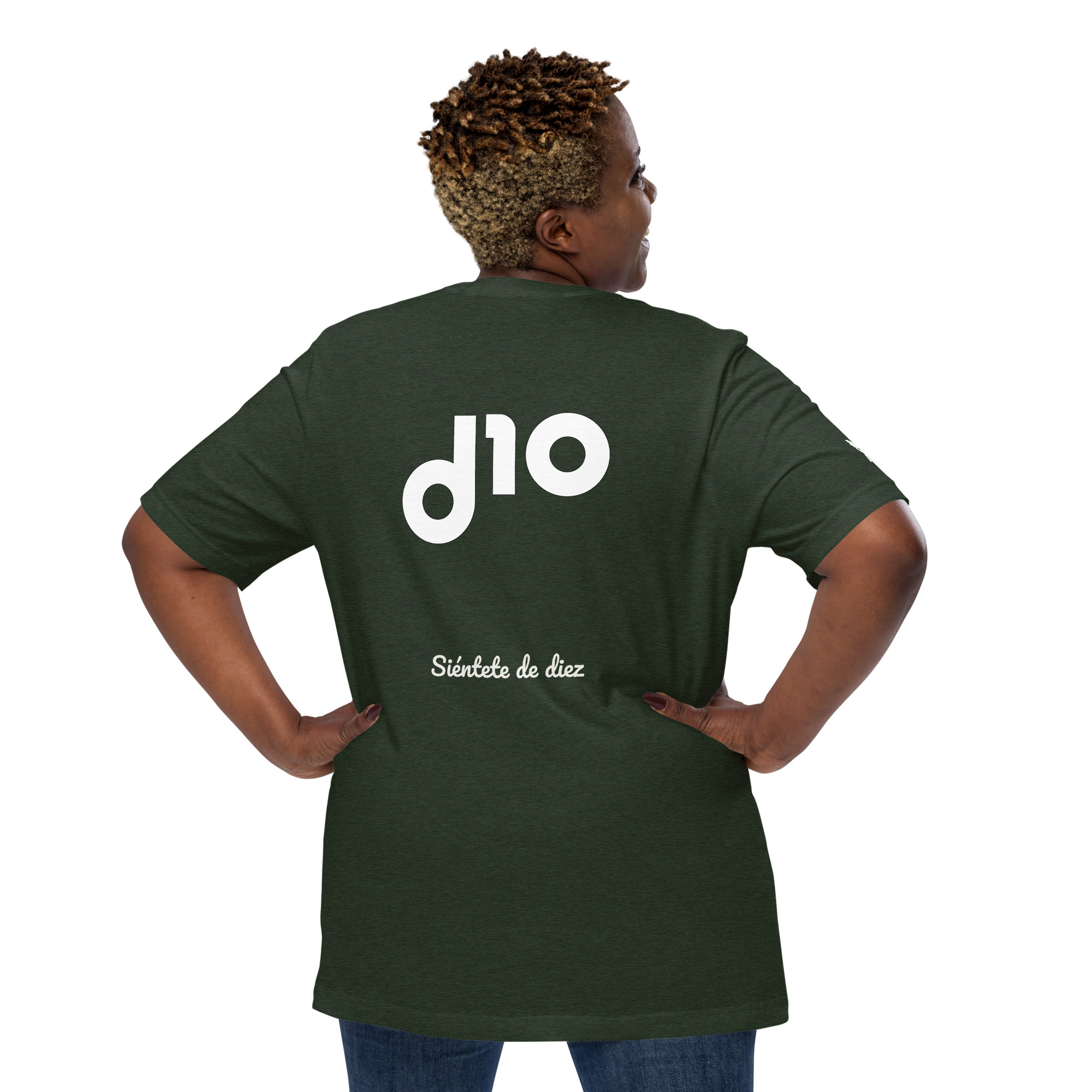 Unisex Basic t-shirt | White Logo – Image 10