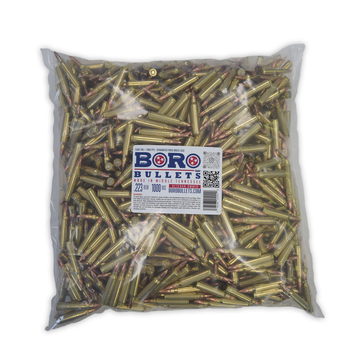 .223 Rifle 55 grain FMJ – 1000 Rounds