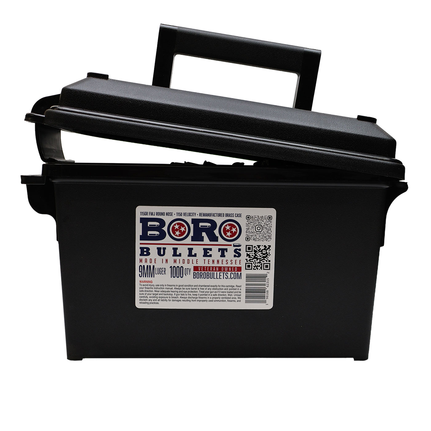 9MM Luger - 1000 Count Ammo Can – Image 2