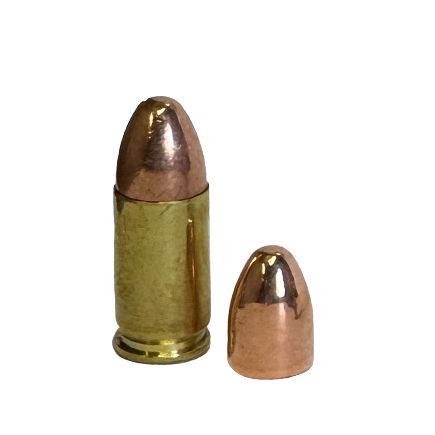 9MM Luger – 50 Rounds, Remanufactured Brass, 115