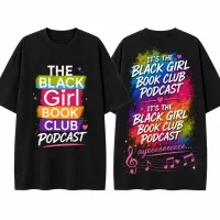 The Black Girl Book Club Podcast: 5-Year Anniversary Tee – Image 1