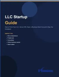 LLC Startup Guide – English version