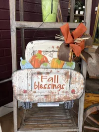 Fall Blessings Metal Sign – Image 1