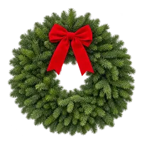 Wreath w/ Bow – Image 1