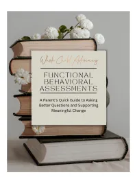 Functional Behavioral Assessment Parent Guide: Asking Better Questions and Supporting Meaningful Change – Image 1