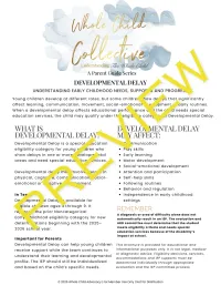 Developmental Delay Parent Guide: Understanding Early Childhood Needs, Supports, and Progress – Image 1