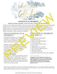Intellectual Disability Parent Guide: Understanding Learning, Adaptive Skills, Supports, and Progress – Image 1