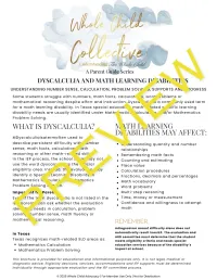 Dyscalculia Parent Guide: Understanding Number Sense, Calculation, Problem Solving, Supports, and Progress – Image 1