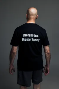Strong Father - Black Tee – Image 1