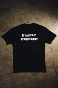 Strong Father - Black Tee – Image 3