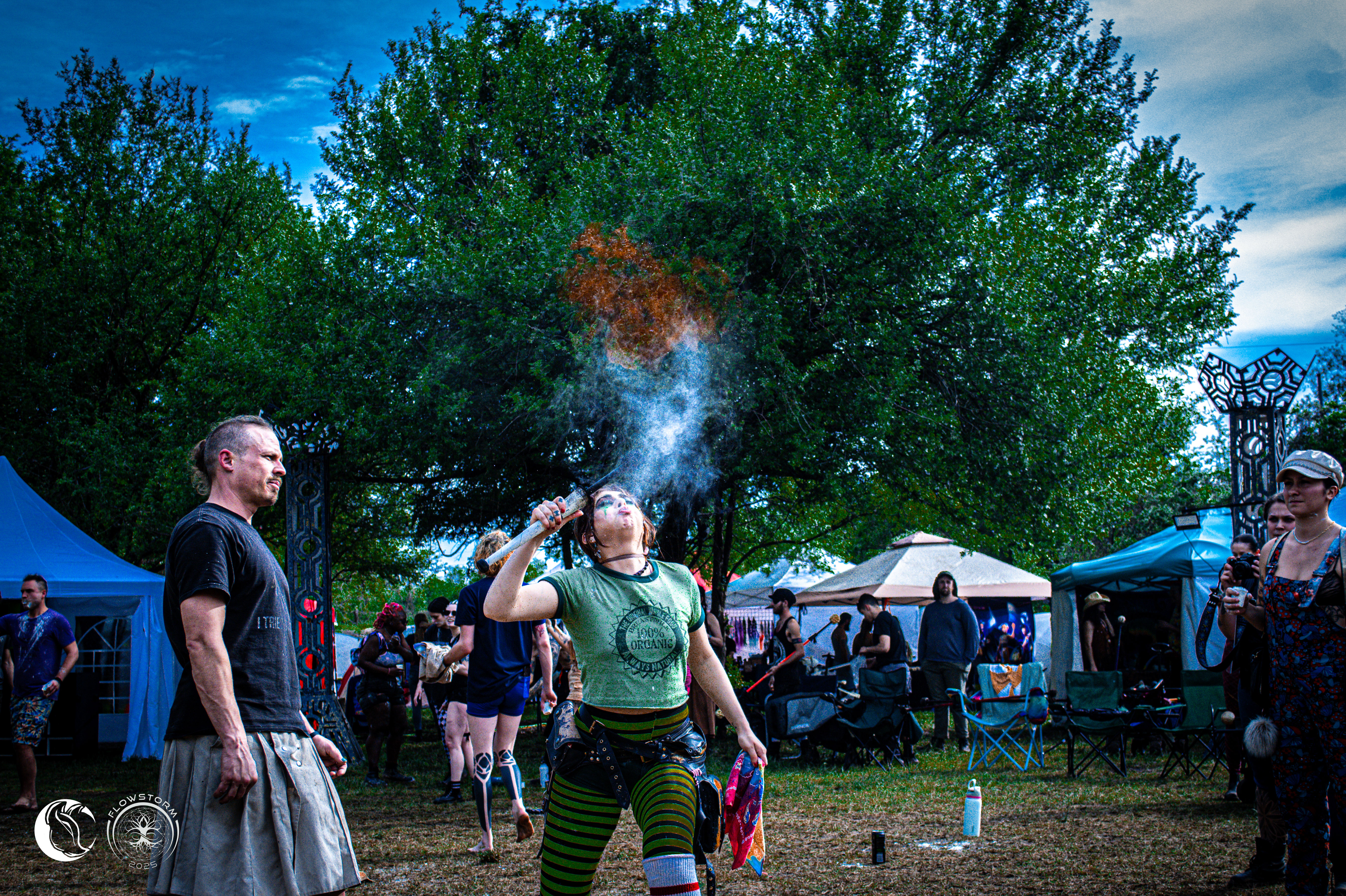 Flint Creek, OK - 7/26-27 - Cornstarch fire breathing workshop – Image 5
