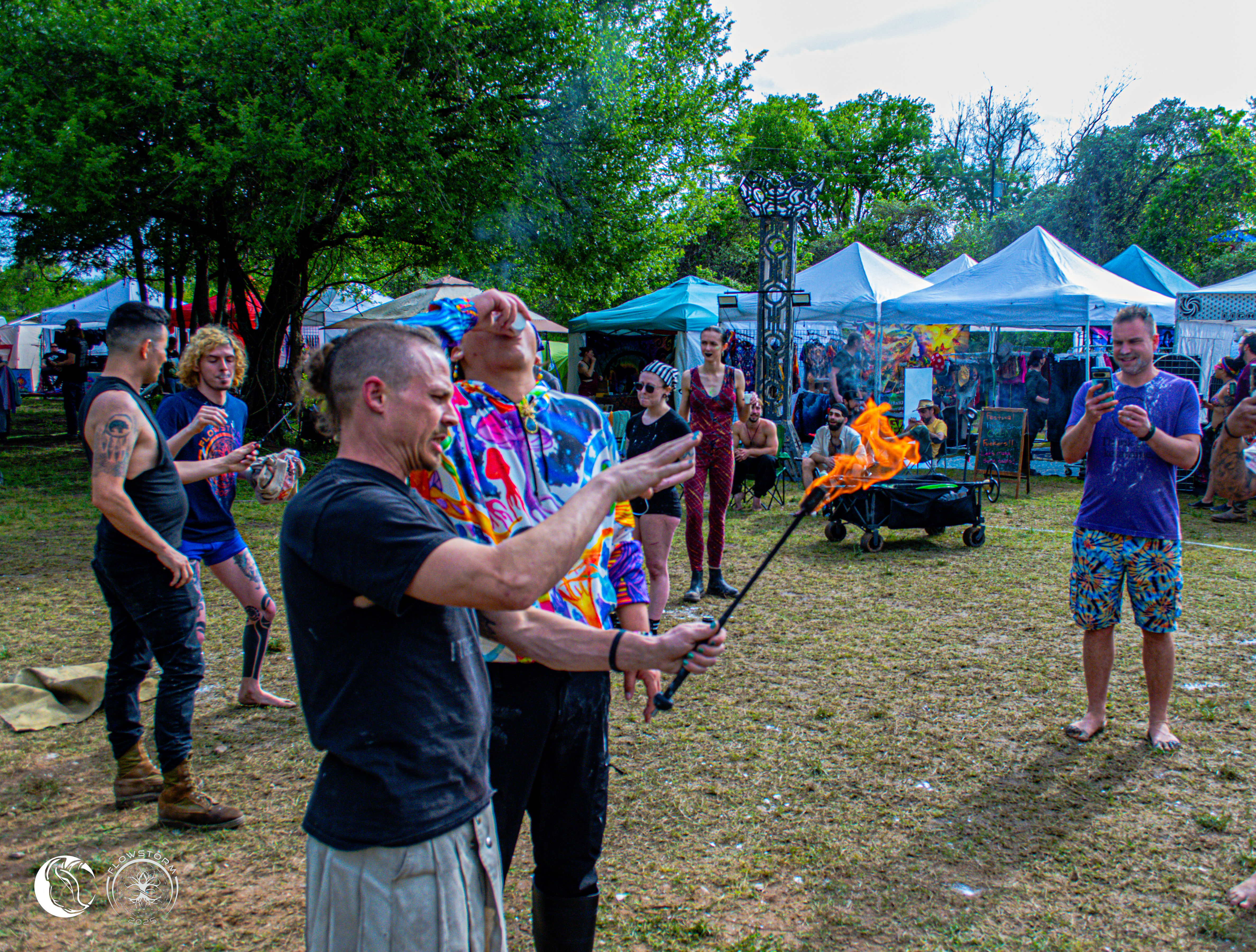 Flint Creek, OK - 7/26-27 - Cornstarch fire breathing workshop – Image 3